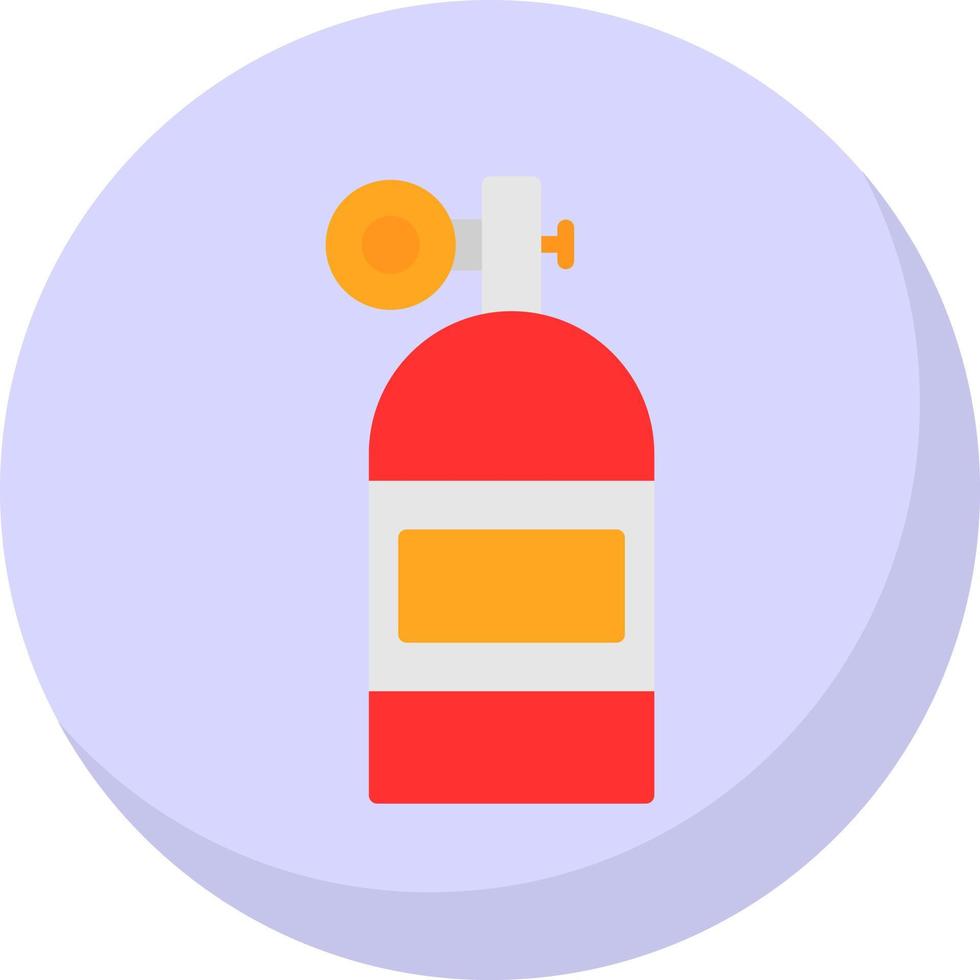 Sauerstofftank-Vektor-Icon-Design vektor