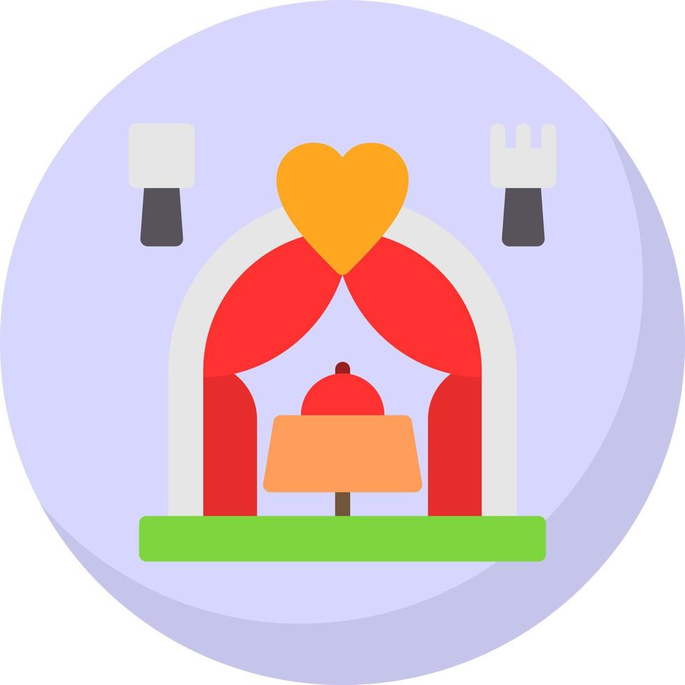 Hochzeitsessen Vektor-Icon-Design vektor