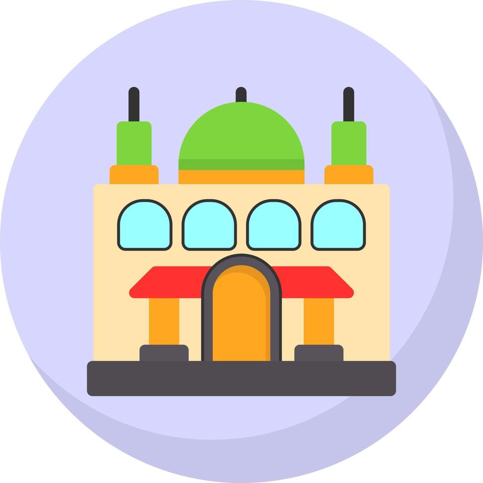 Moschee-Vektor-Icon-Design vektor