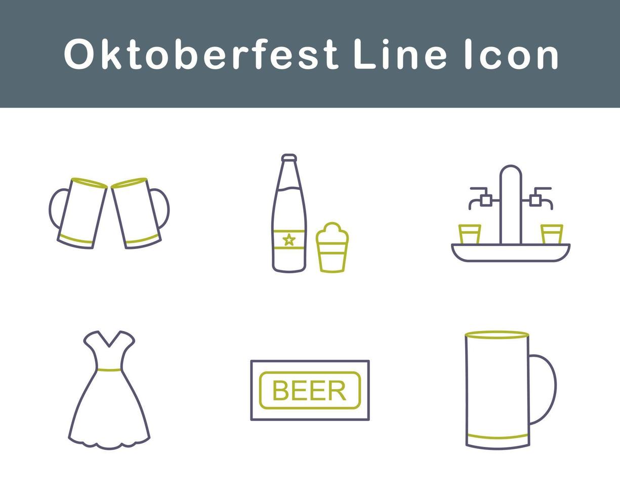 Oktoberfest Vektor Symbol einstellen