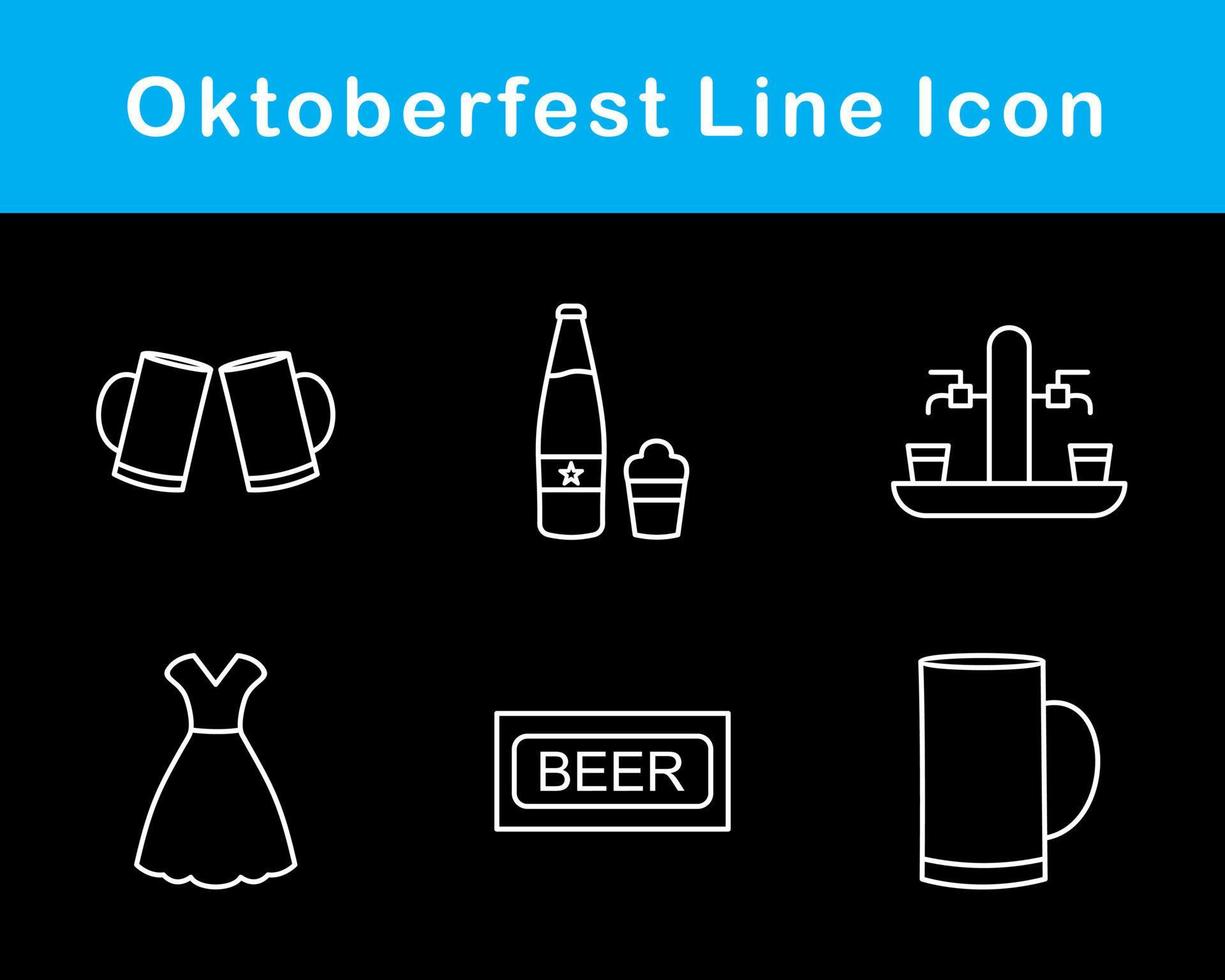 Oktoberfest Vektor Symbol einstellen