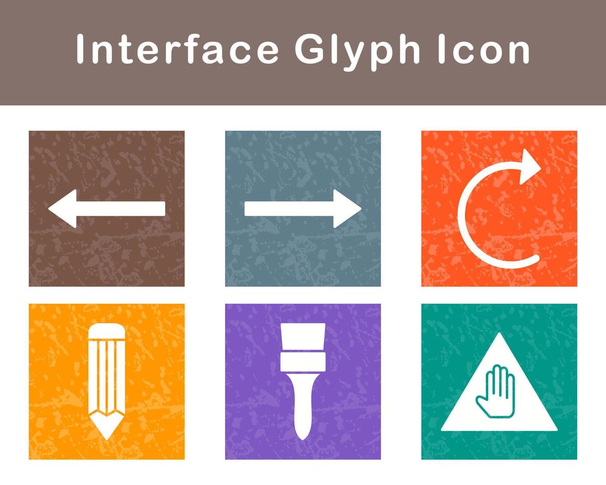 gränssnitt vektor ikon uppsättning