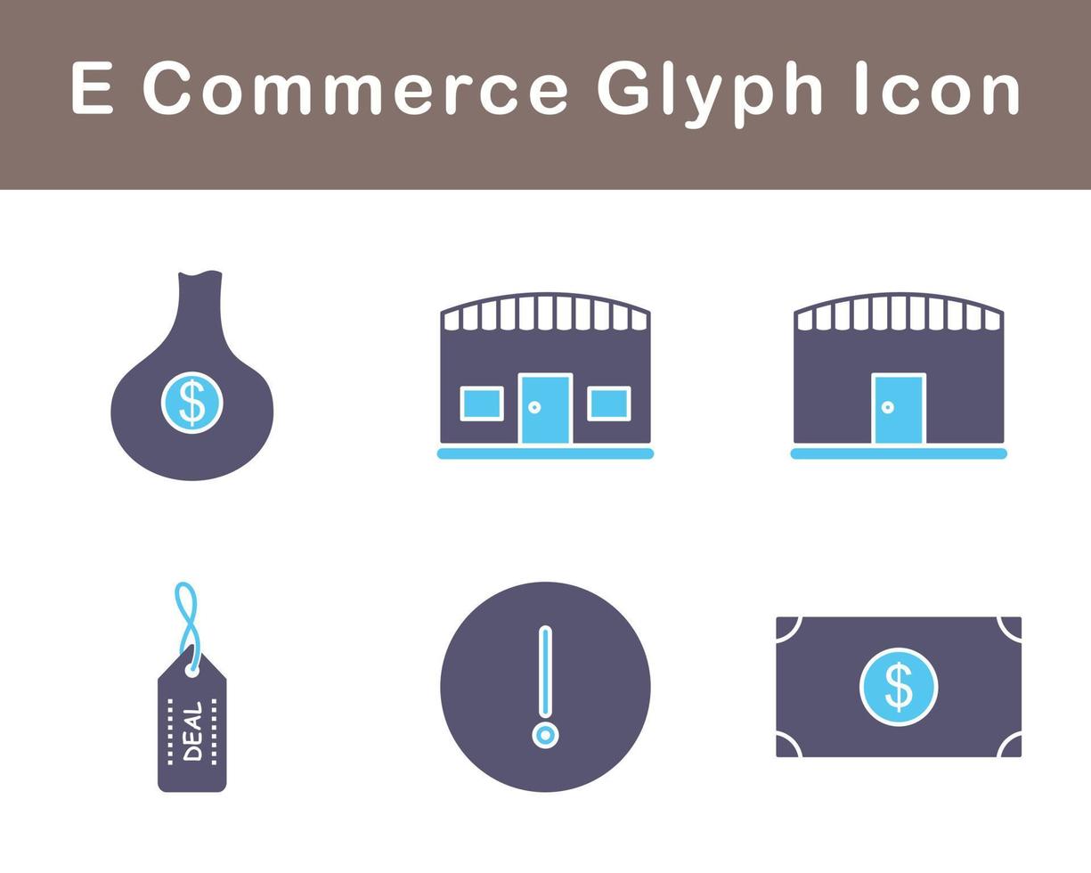 E-Commerce-Vektor-Icon-Set vektor