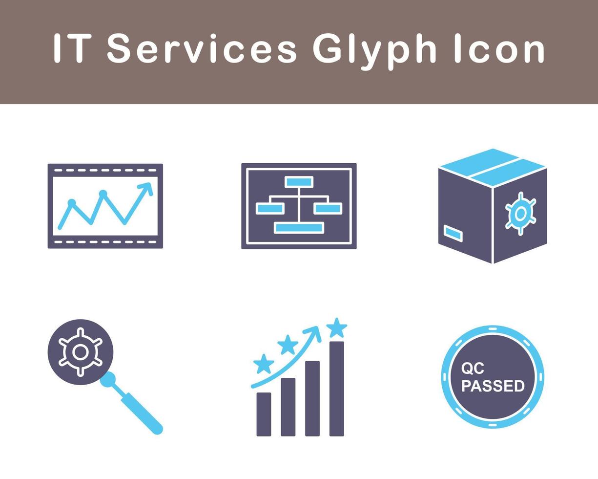 den tjänster vektor ikon uppsättning