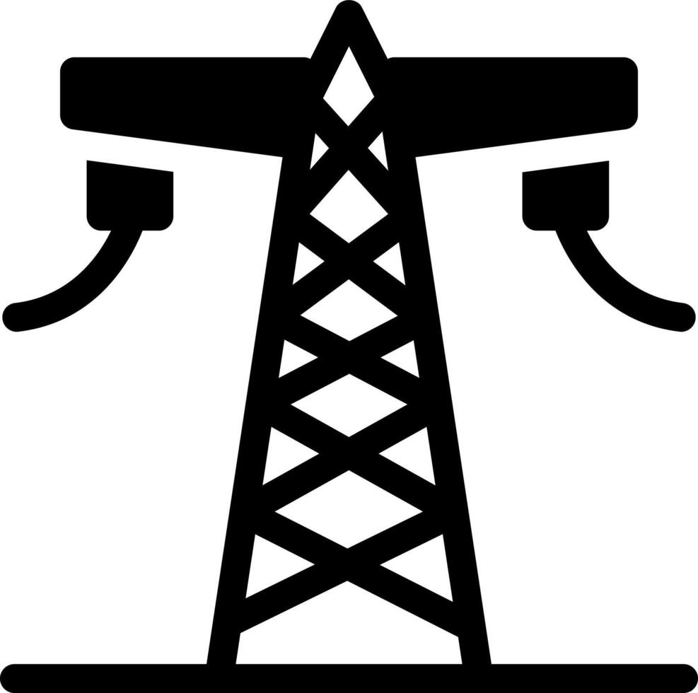 elektricitet torn vektor illustration på en bakgrund.premium kvalitet symbols.vector ikoner för begrepp och grafisk design.