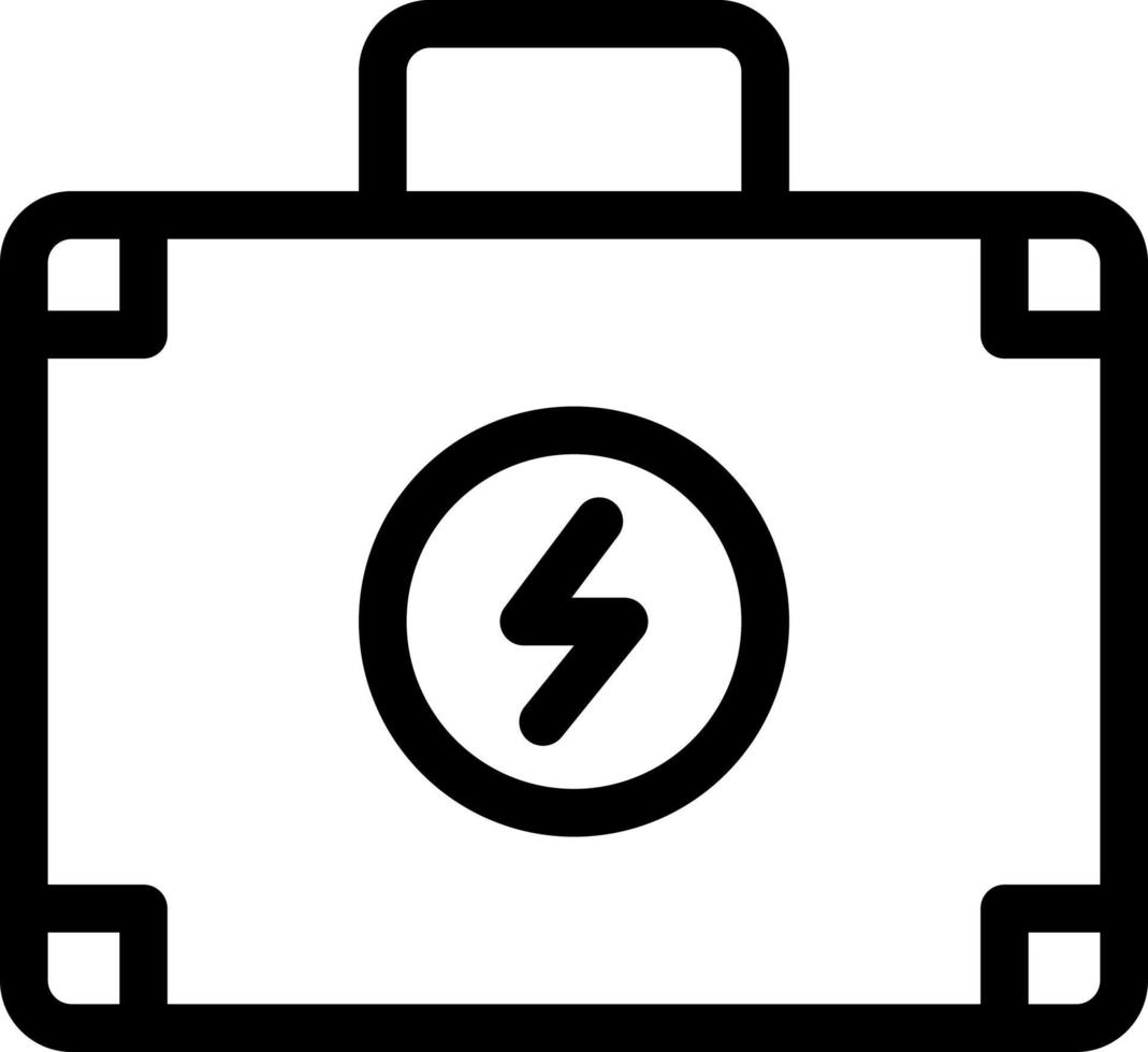 elektriker väska vektor illustration på en bakgrund.premium kvalitet symbols.vector ikoner för begrepp och grafisk design.