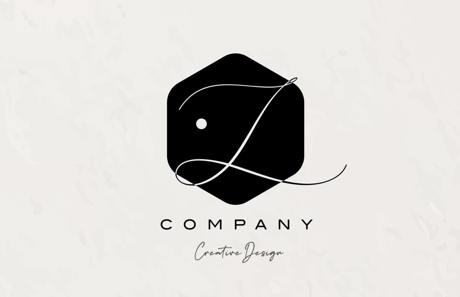 schwarz und Weiß Polygon l Alphabet Brief Logo Symbol Design mit Punkt und elegant Stil. kreativ Vorlage zum Geschäft und Unternehmen vektor