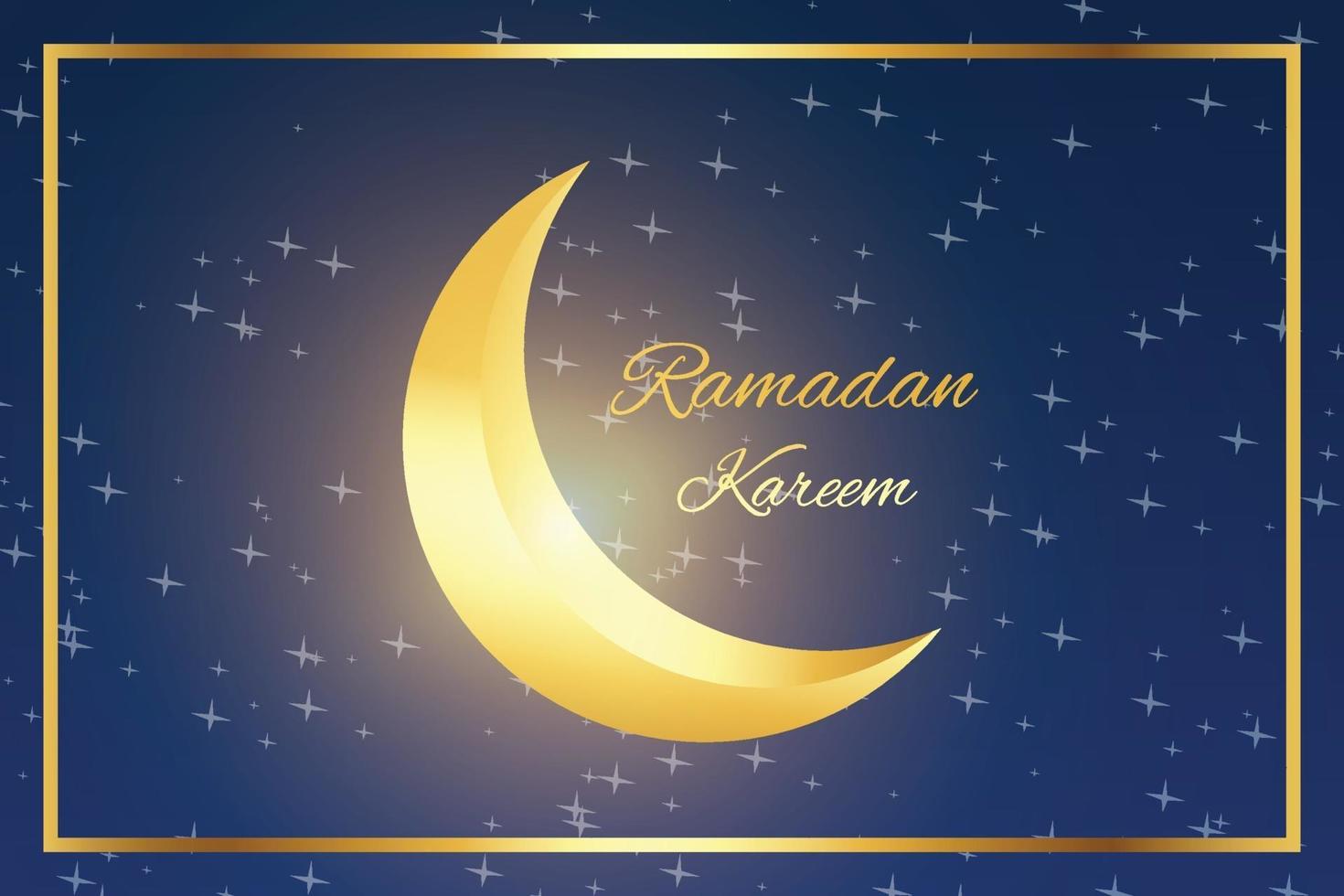 Illustrationsdesign, um den Monat Ramadan zu feiern vektor