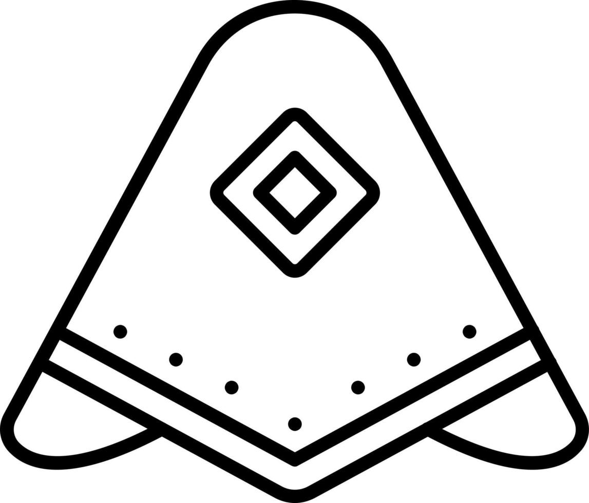 Schleier Symbol Stil vektor