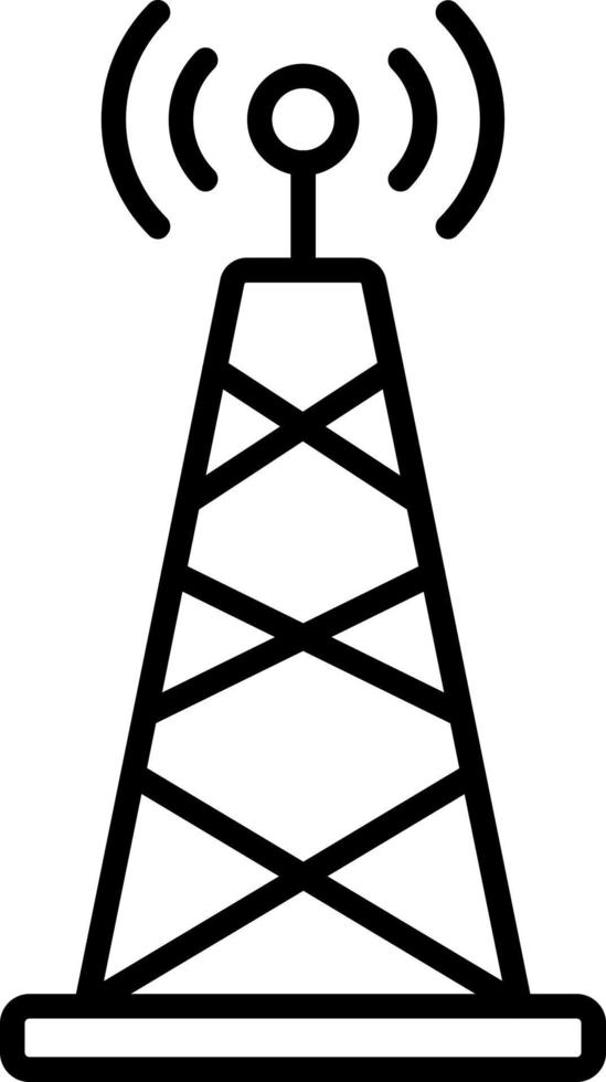 Telekommunikation Symbol Stil vektor