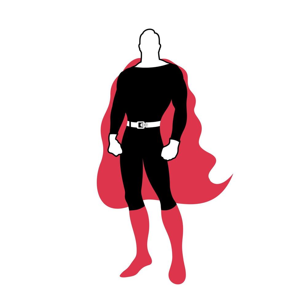 Charakter das Super Held. ein Vektor Illustration