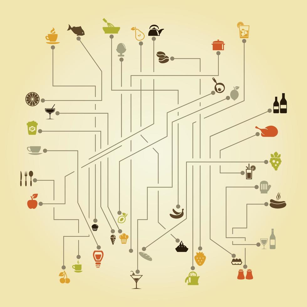 de schema mat. en vektor illustration