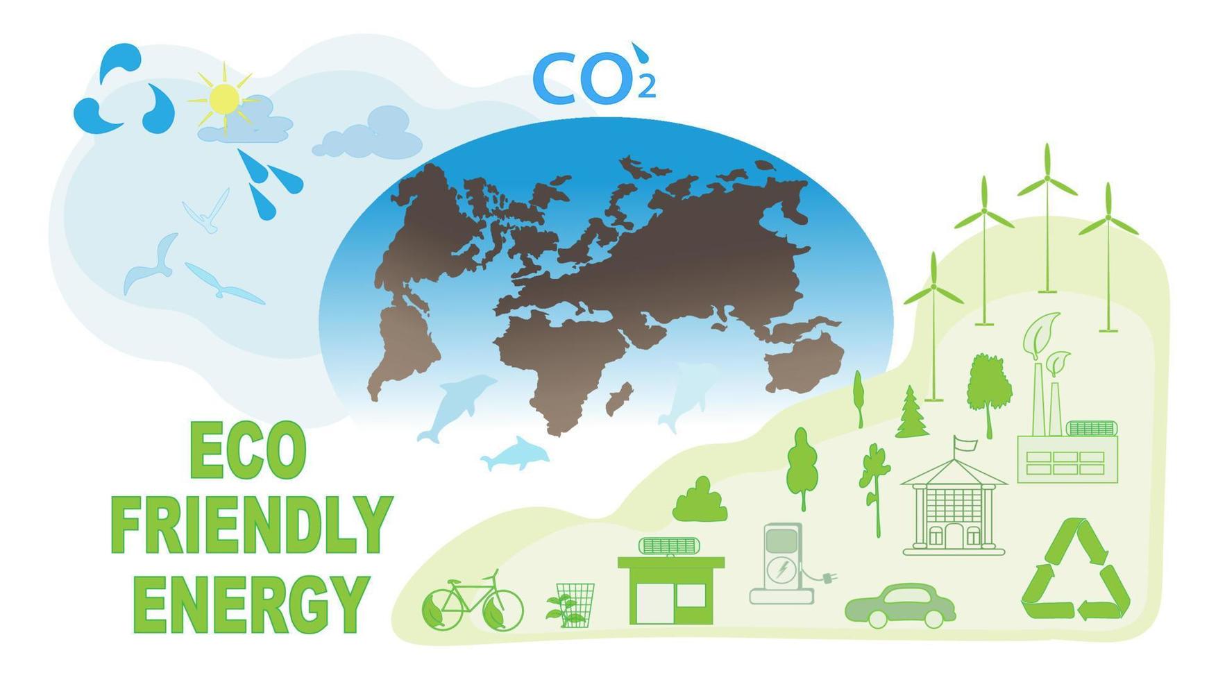eco vänlig energi grön natur.ekologi organisk symbol miljö jord day.eco vänlig människor hand.miljö alternativ energi. vektor