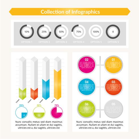 Vektor Infographik Template Design