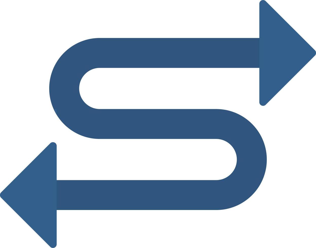 sicksack- pil vektor ikon
