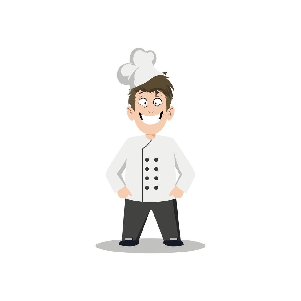 Illustration Vektor Grafik Chef Charakter Design
