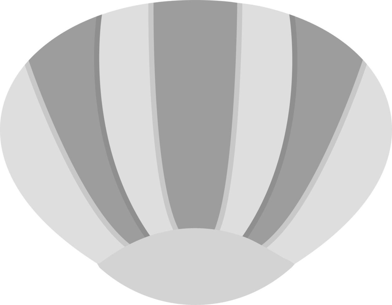 Symbol für Muschelvektor vektor