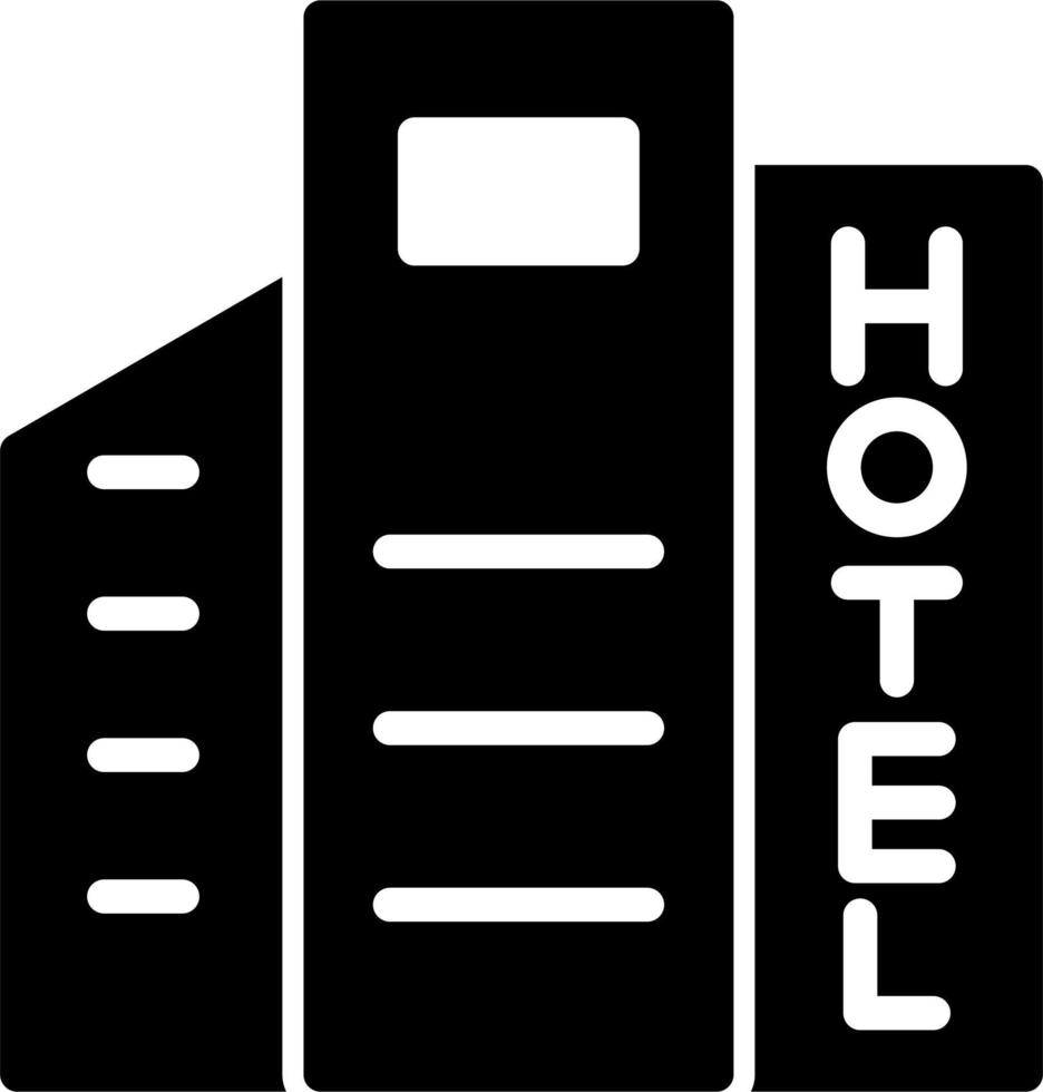 Hotel-Vektor-Symbol vektor