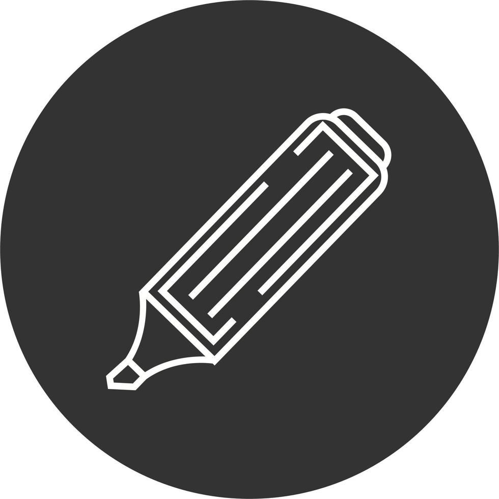 Textmarker-Vektorsymbol vektor