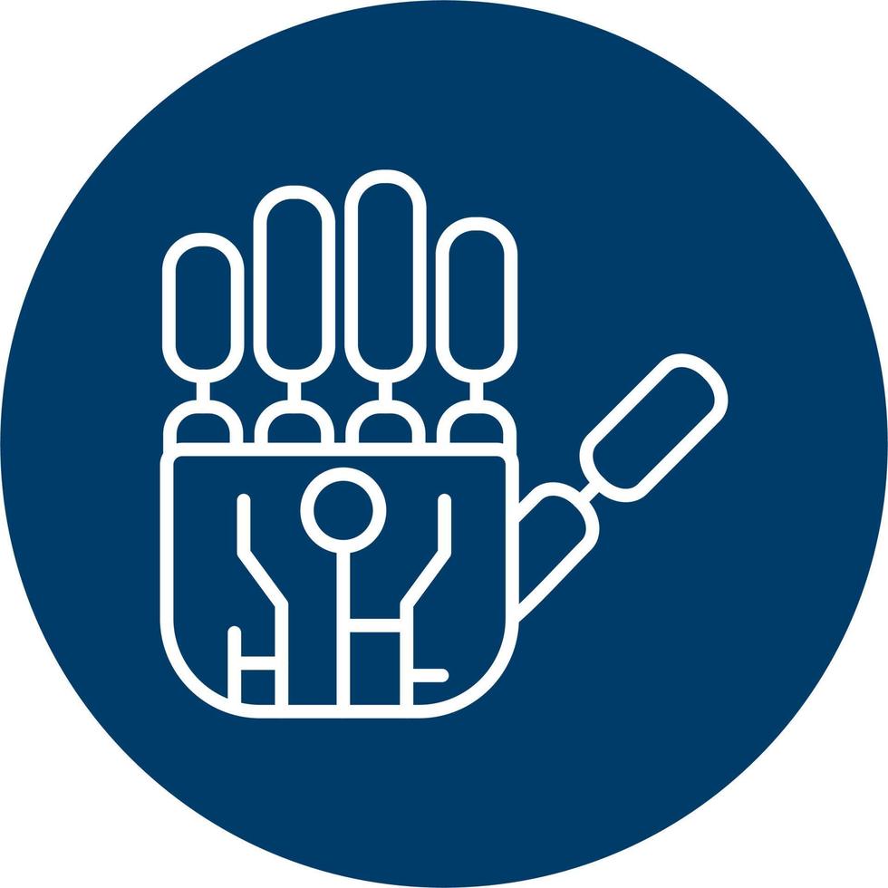 Roboter Hand Vektor Symbol