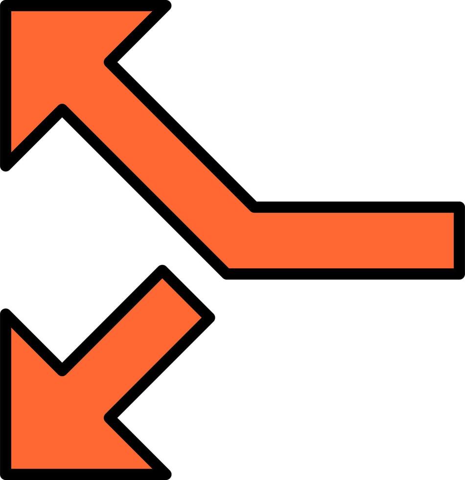 Teilt Vektor Symbol