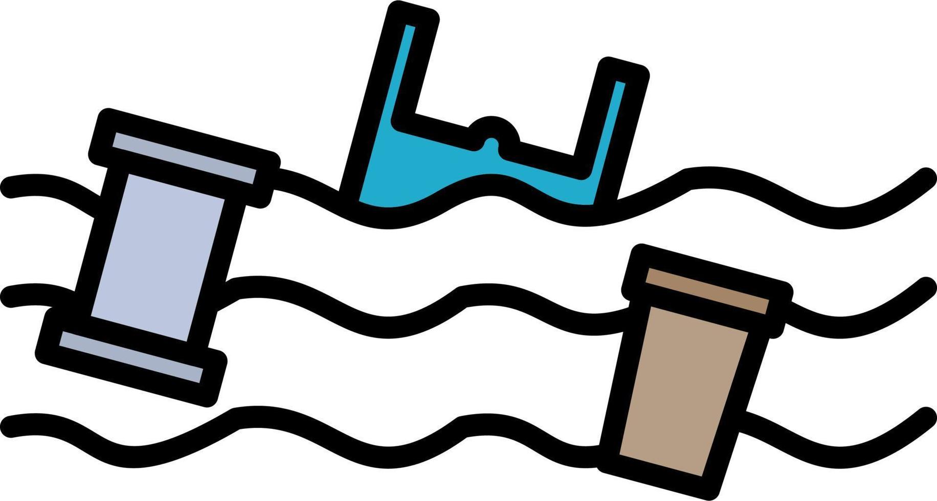 Vektorsymbol für Wasserverschmutzung vektor