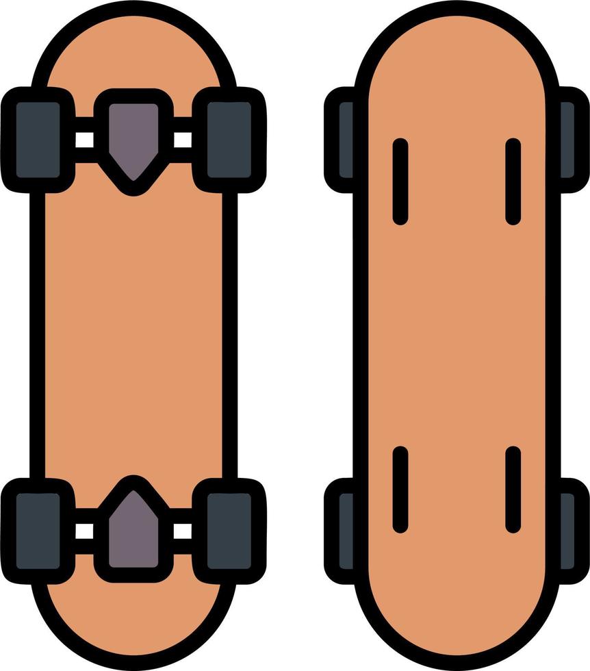 skateboard vektor ikon