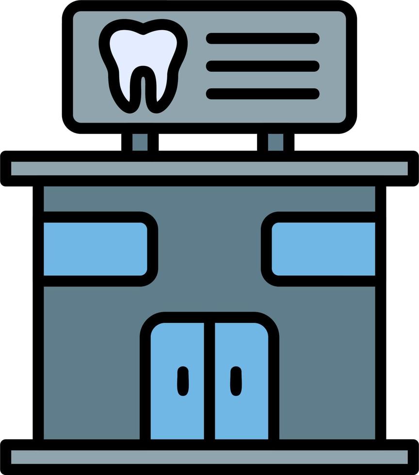 dental klinik vektor ikon