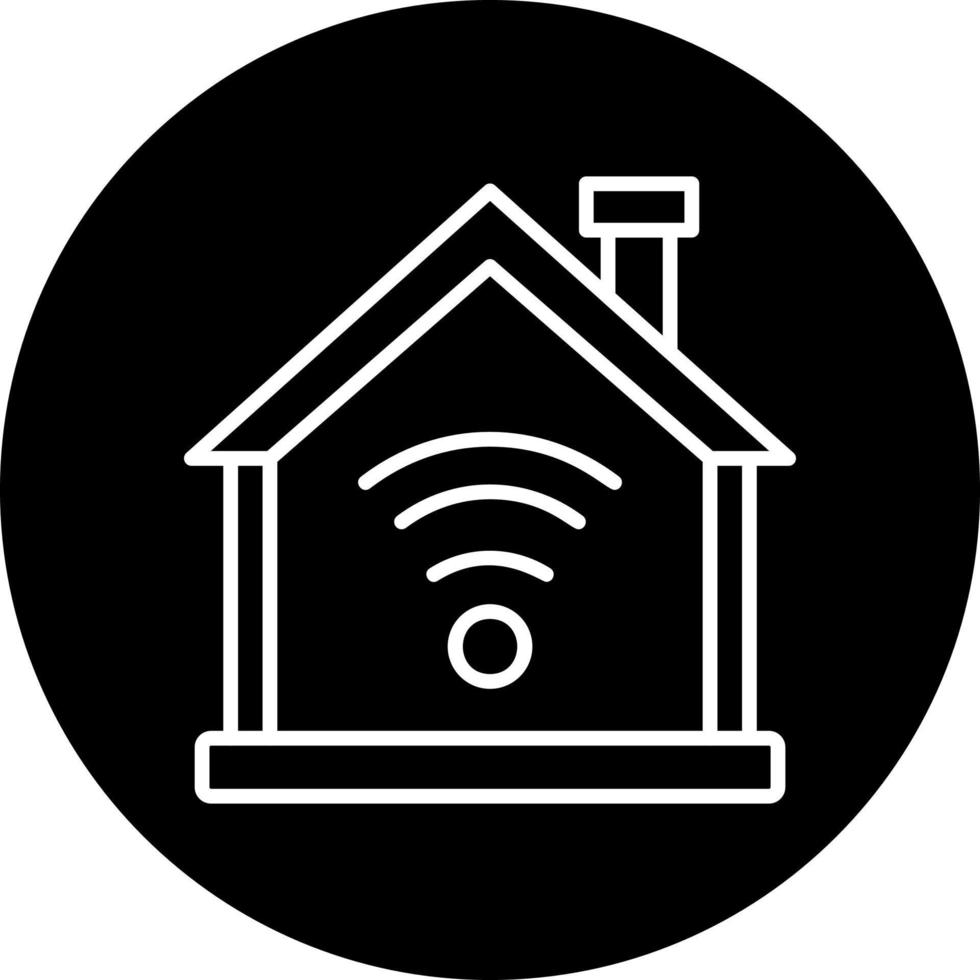 Smart-Home-Vektorsymbol vektor