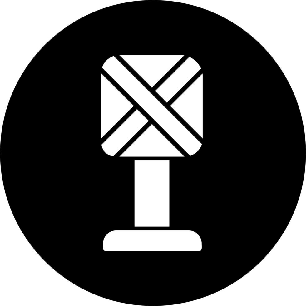 Eisenbahn Kreuzung Vektor Symbol