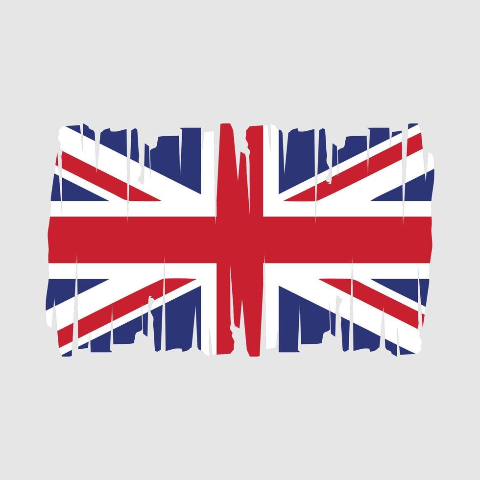 Storbritannien flagga vektor illustration