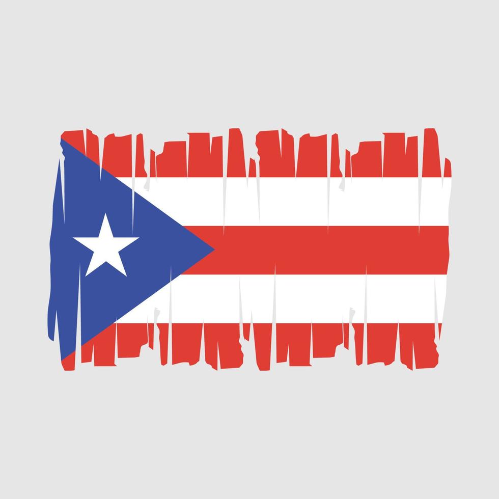 puerto rico Flagge Vektor Illustration