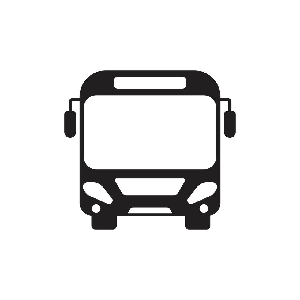 Bus-Glyphen-Symbol vektor