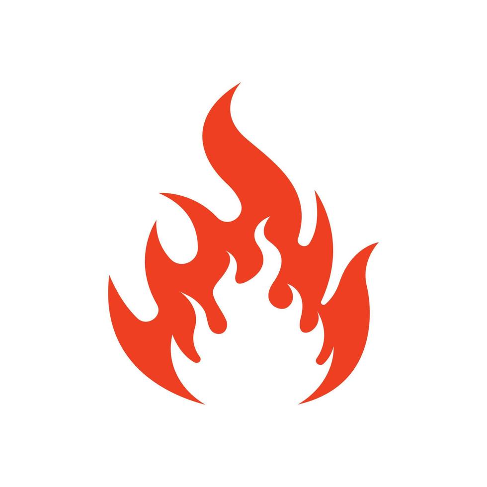 eld flamma ikon vektor