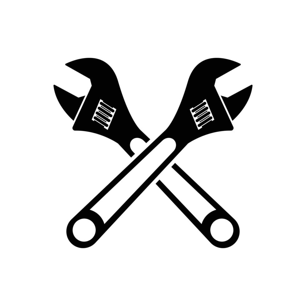 mekaniker verktyg logotyp vektor