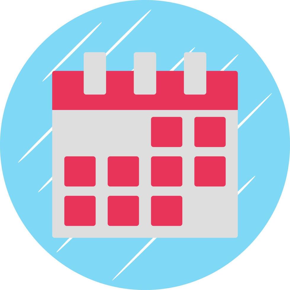 Kalender-Vektor-Icon-Design vektor