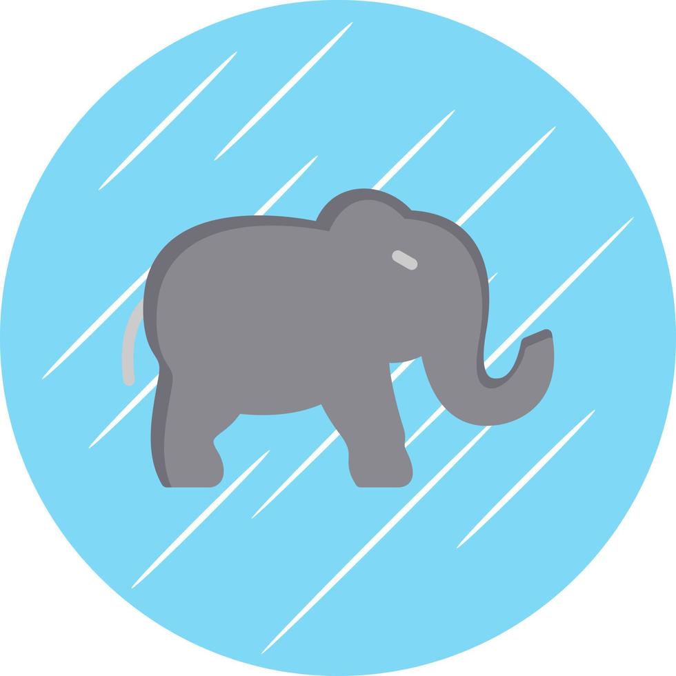 Elefant-Vektor-Icon-Design vektor