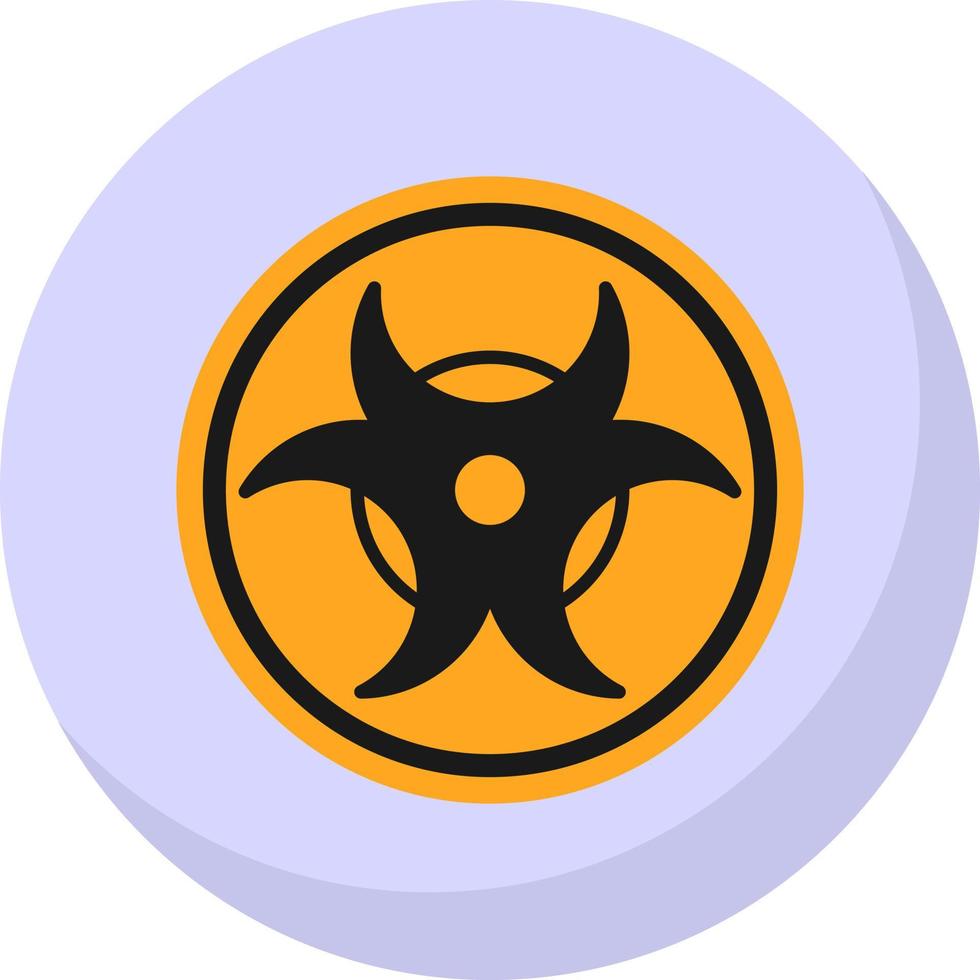 Bio-Hazard-Vektor-Icon-Design vektor