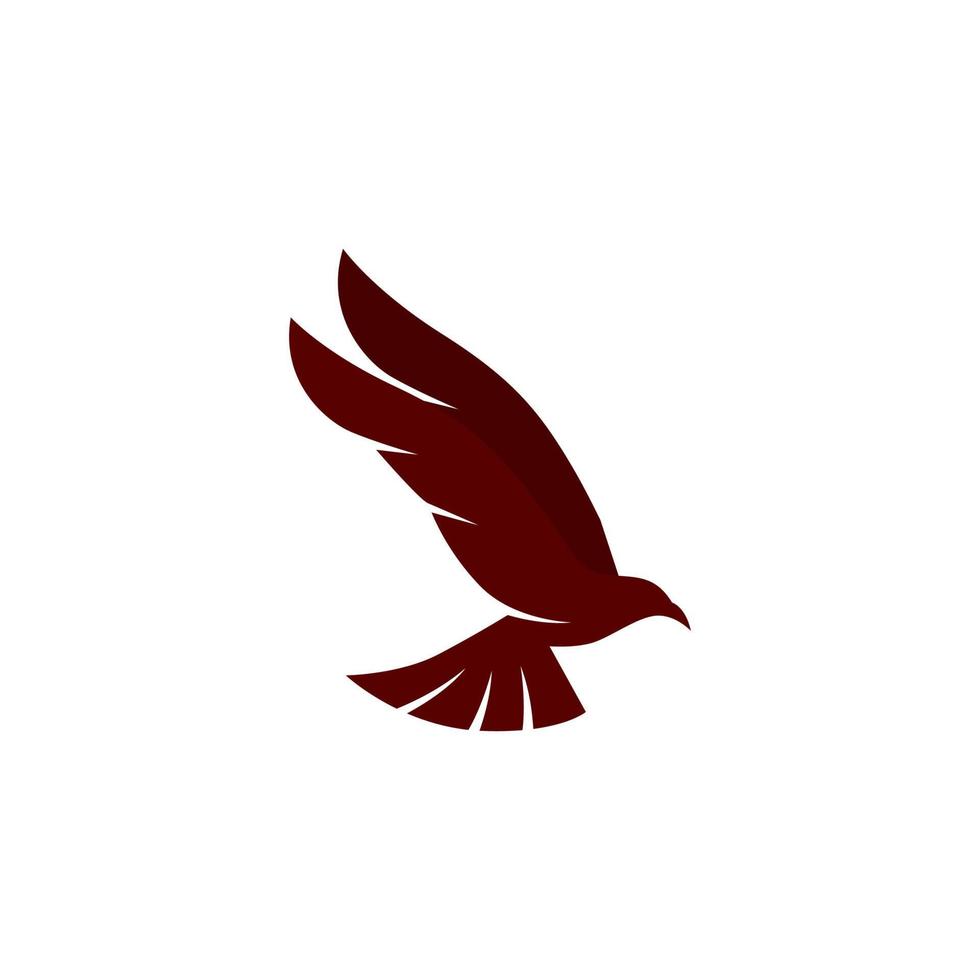 fågel logotyp design. färgad flygande fågel logotyp. vektor