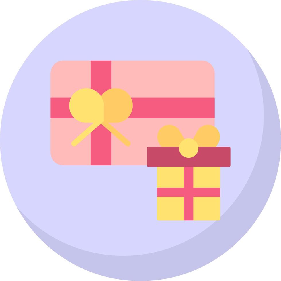 Geschenkkarten-Vektor-Icon-Design vektor