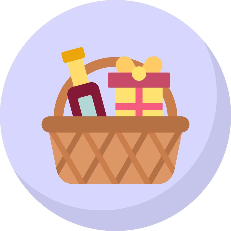 Geschenkpaket-Vektor-Icon-Design vektor