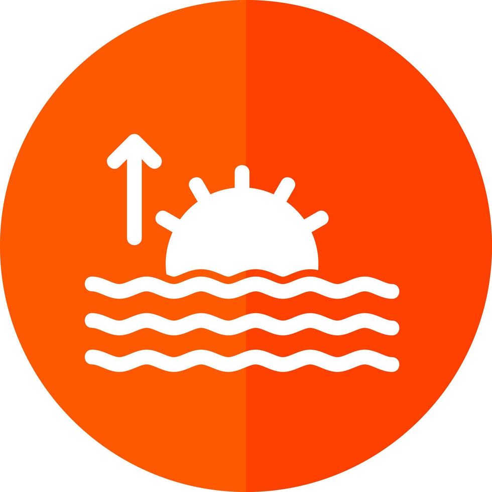 Sonnenaufgang-Vektor-Icon-Design vektor