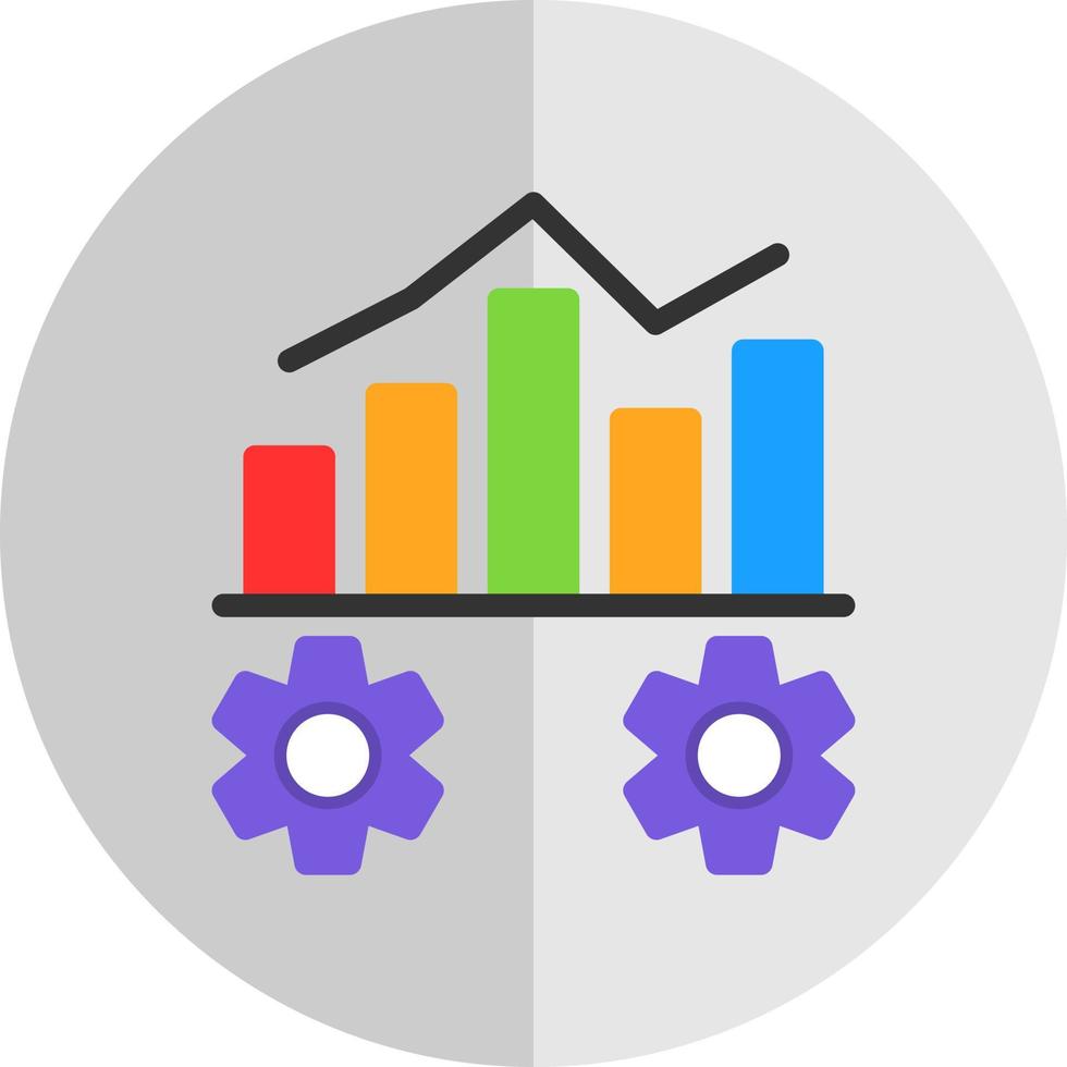 Analysieren des Vektorsymboldesigns vektor