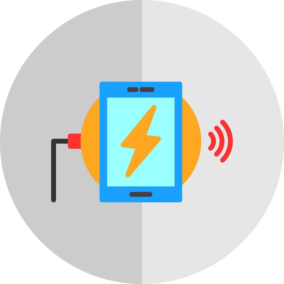 trådlös laddare vektor ikon design