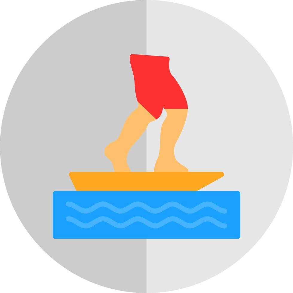 Flowrider-Vektor-Icon-Design vektor