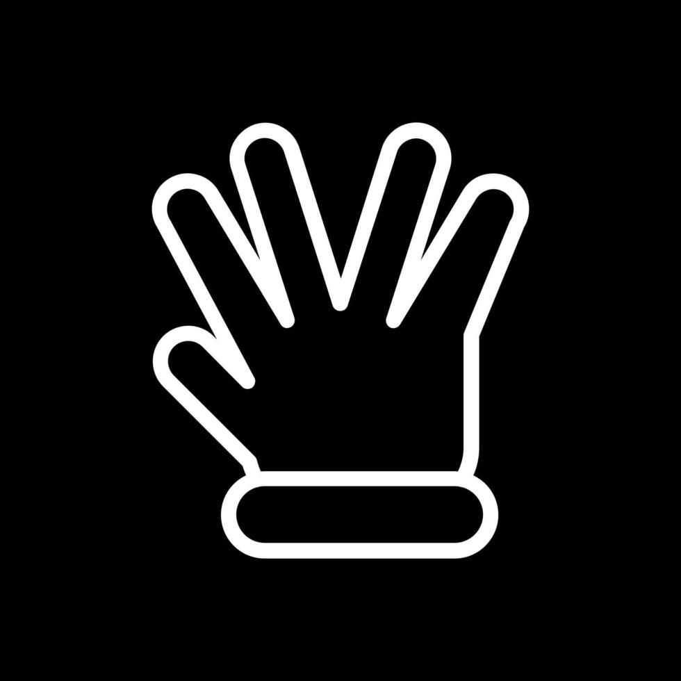 hand spock vektor ikon design