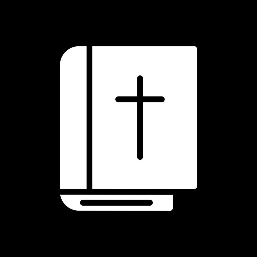 Bibel-Vektor-Icon-Design vektor