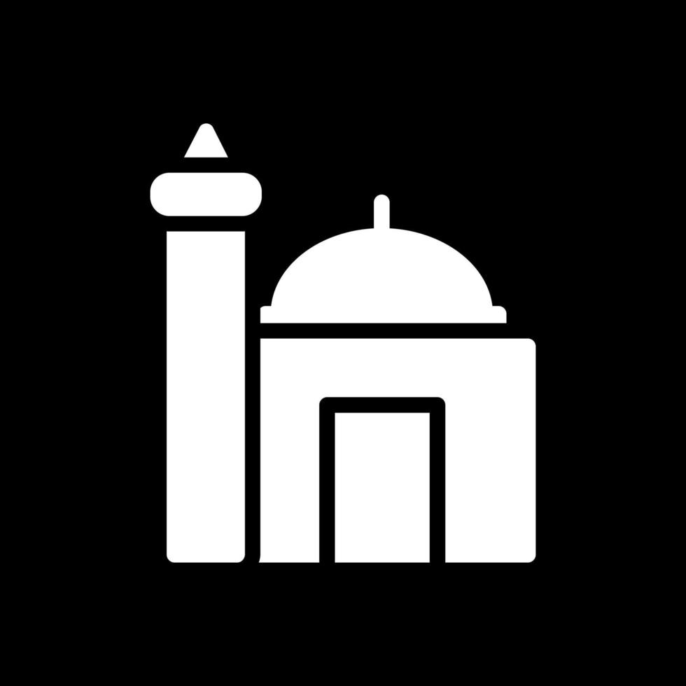 Moschee-Vektor-Icon-Design vektor