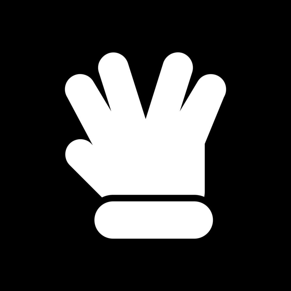 Handspock-Vektor-Icon-Design vektor