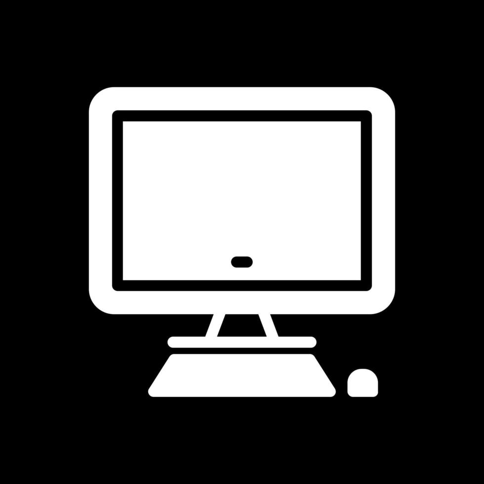 Desktop-Vektor-Icon-Design vektor